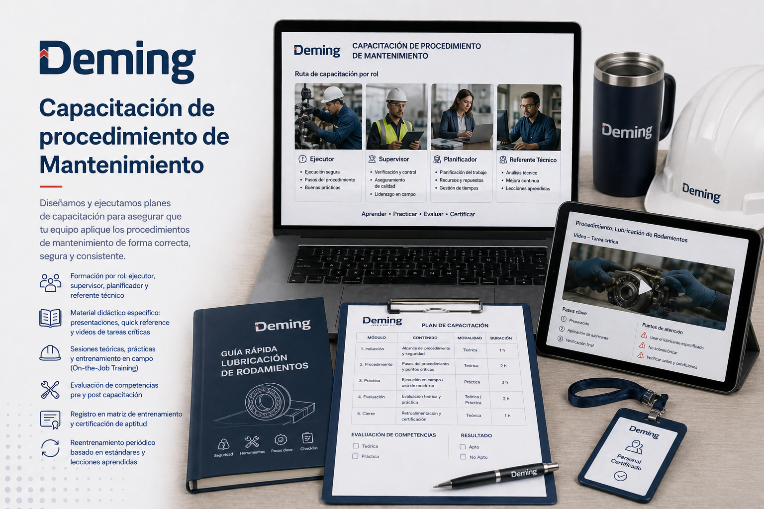 Capacitación de procedimiento de Mantenimiento