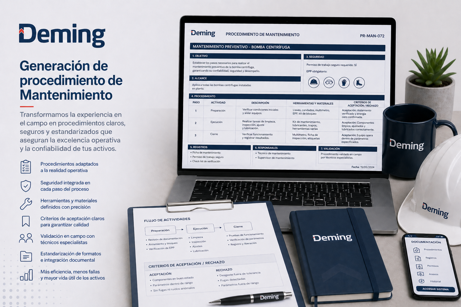 Generación de procedimiento de Mantenimiento