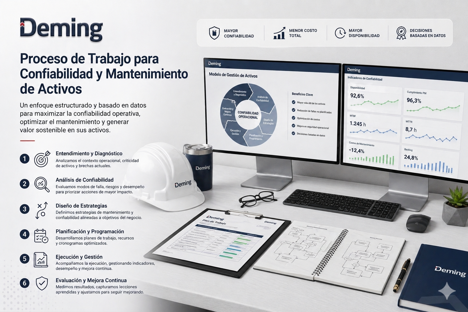 Proceso de Trabajo para Confiabilidad y Mantenimiento de Activos