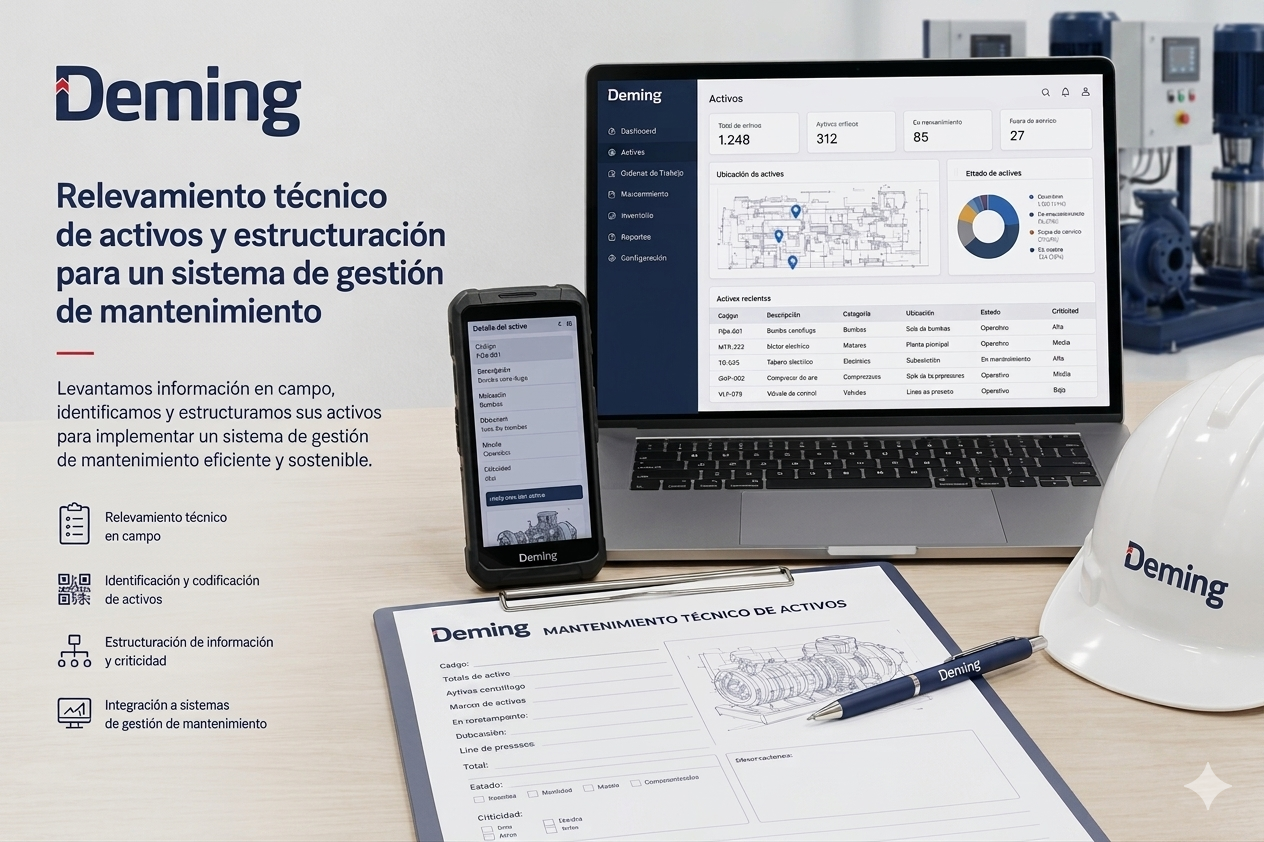 Relevamiento técnico de activos y estructuración para un sistema de gestión de mantenimiento
